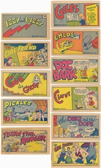 1950s R-Unc Delmonico Foods "Miniature Comic Books" Near Set (11/12) 